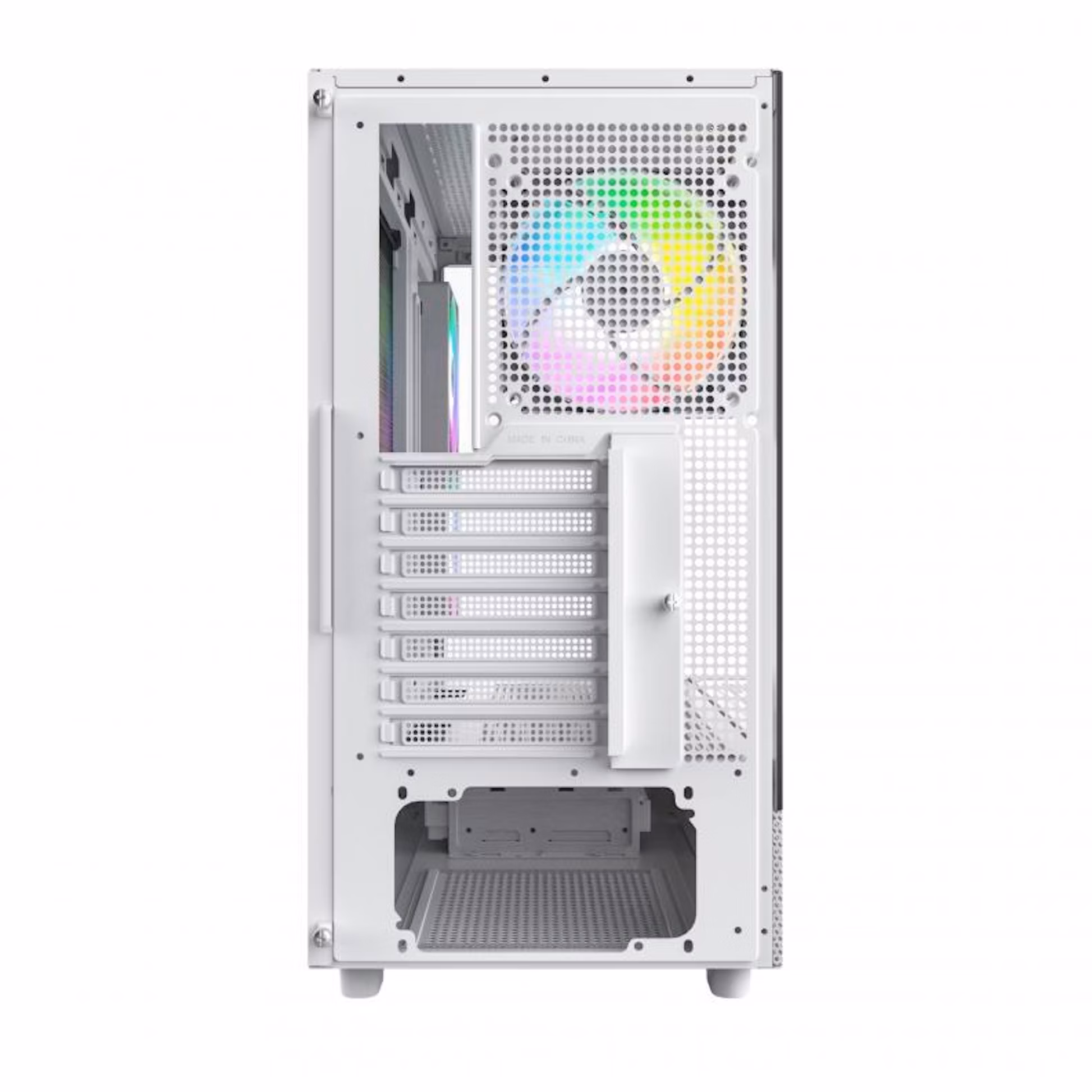 Caixa ATX Montech XR RGB Vidro Temperado Branco