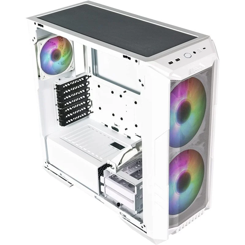 Caixa PC Cooler Master HAF 500 Vidro Temperado USB 3.0 Branca