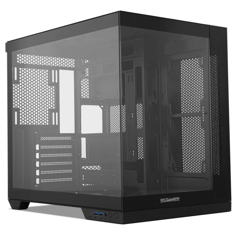 Caixa PC NOX Hummer ASTRA NEO Semitorre ATX Vidro Temperado Duplo USB-C Preta
