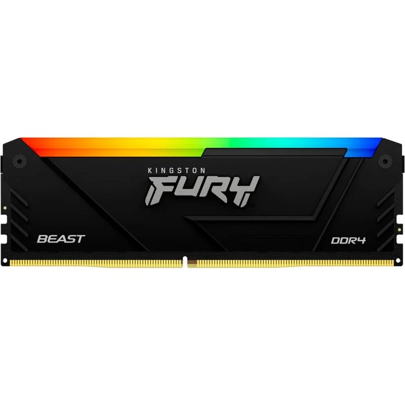 Memória RAM Kingston FURY Beast RGB DDR4 3200MHz 16GB CL16