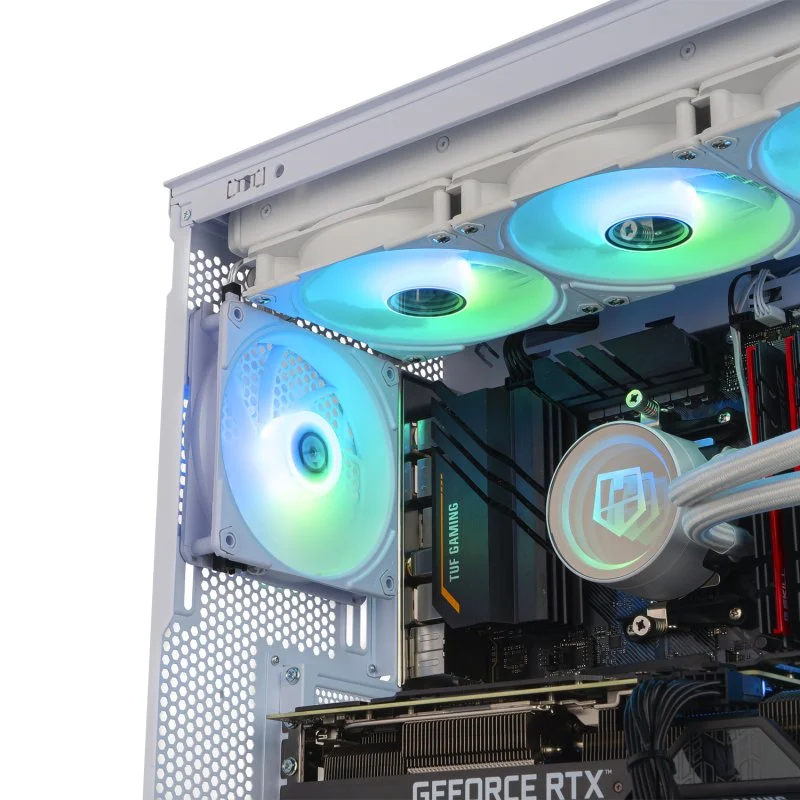 Caixa PC NOX Hummer GLOCK ARGB Semitorre ATX Vidro Temperado USB-C Branca