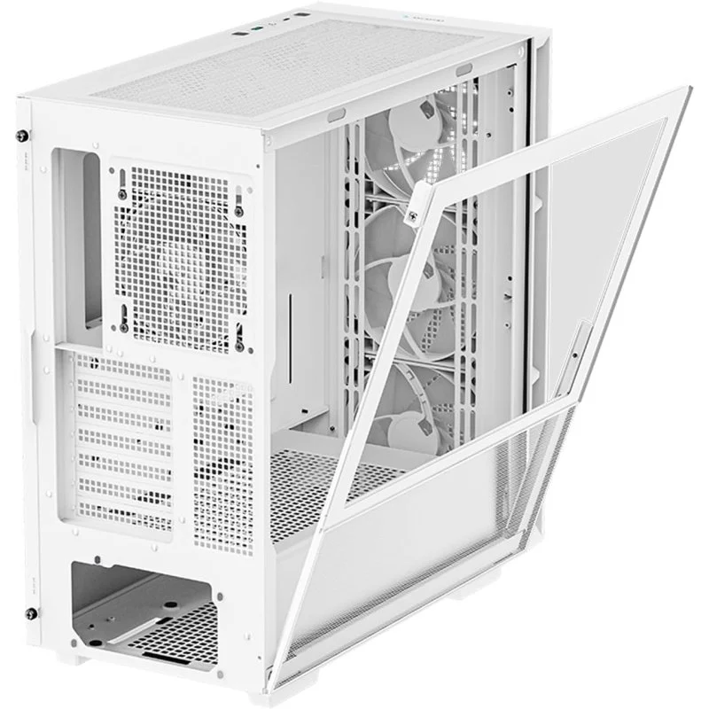 Caixa PC Deepcool CH560 ARGB Mid Tower Vidro Temperado USB 3.2 Branca