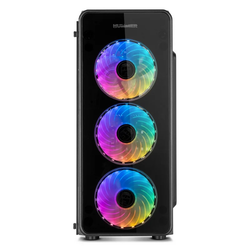 Caixa PC Nox Hummer TGM ARGB Vidro Temperado USB 3.0