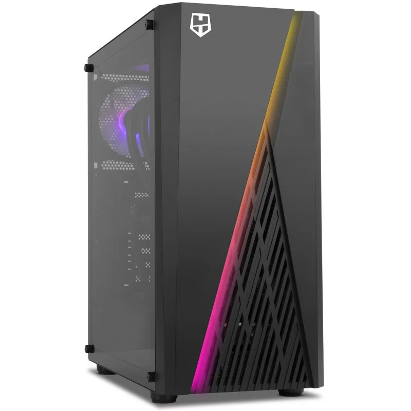 Caixa PC Nox Hummer Frost ARGB Vidro Temperado USB 3.0 Preta