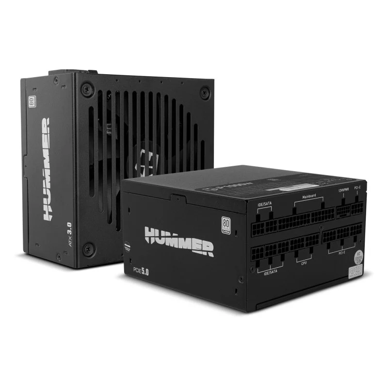 Fonte Alimentação NOX Hummer P 1000W Fonte de Alimentação PCIE 5.0 ATX 3.0 80 Plus Platinum