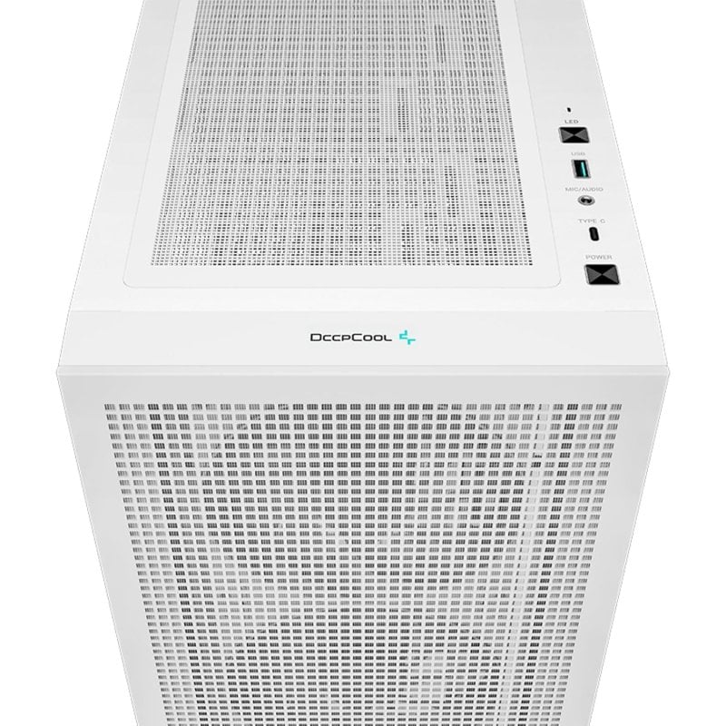 Caixa PC Deepcool CH560 ARGB Mid Tower Vidro Temperado USB 3.2 Branca