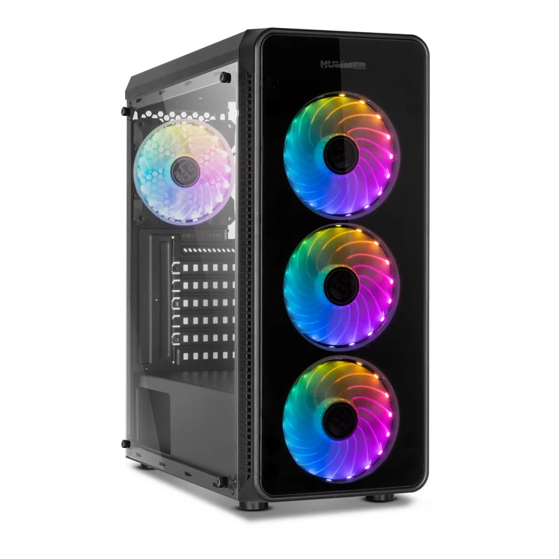 Caixa PC Nox Hummer TGM ARGB Vidro Temperado USB 3.0