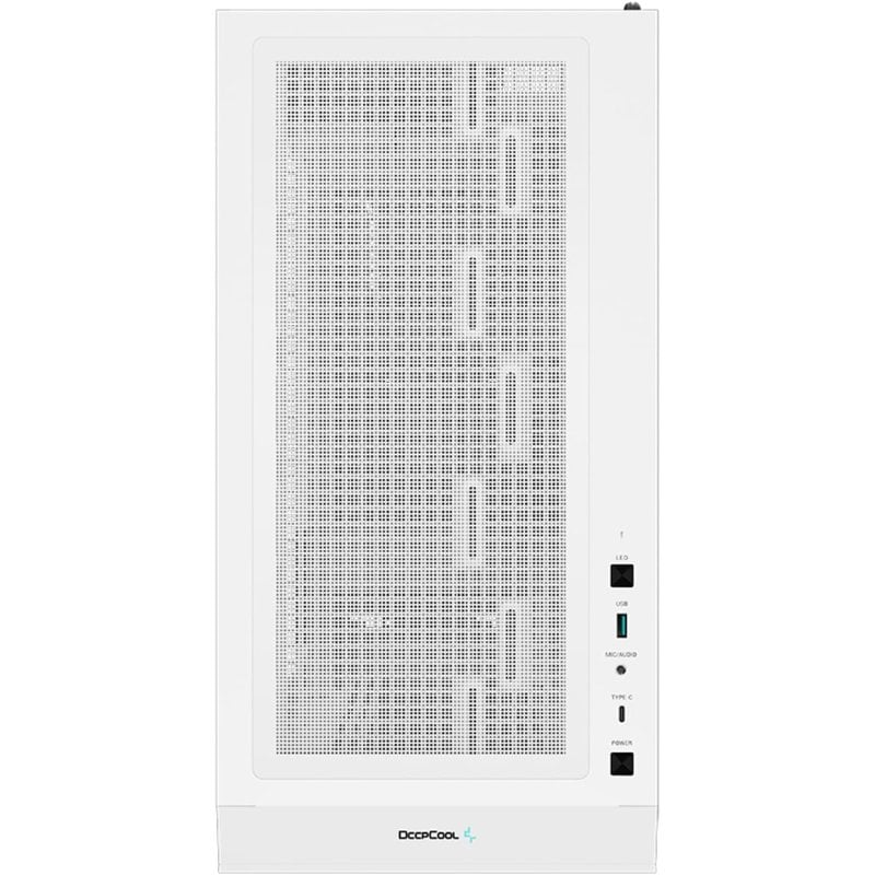 Caixa PC Deepcool CH560 ARGB Mid Tower Vidro Temperado USB 3.2 Branca