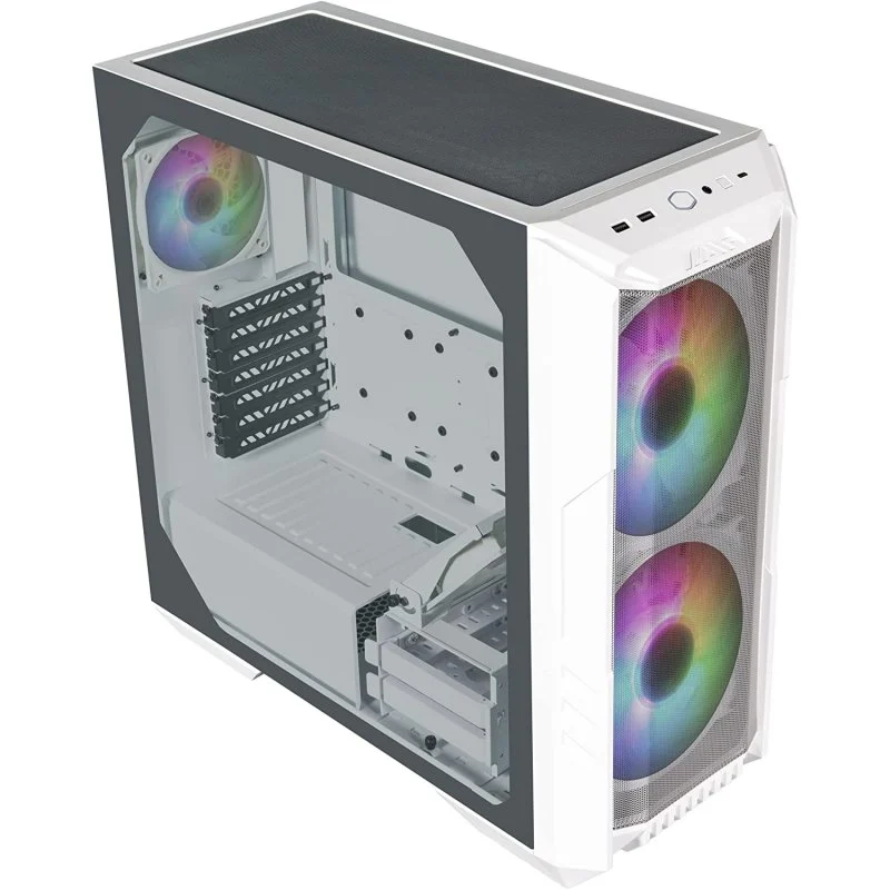 Caixa PC Cooler Master HAF 500 Vidro Temperado USB 3.0 Branca