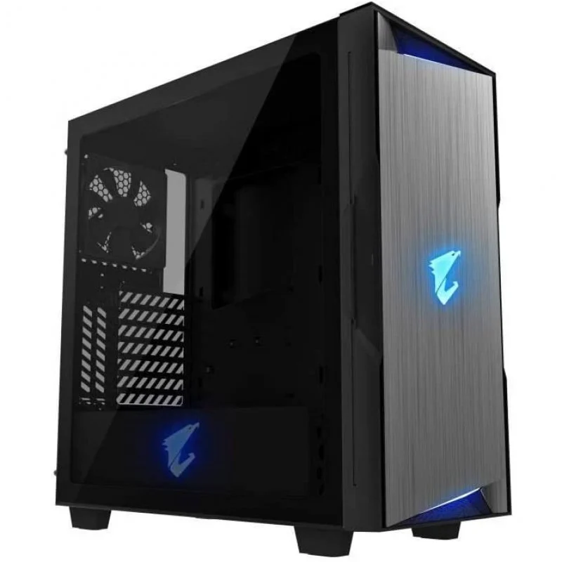 Caixa PC Gigabyte Aorus C300 Glass RGB Vidro Temperado USB 3.1 Preta