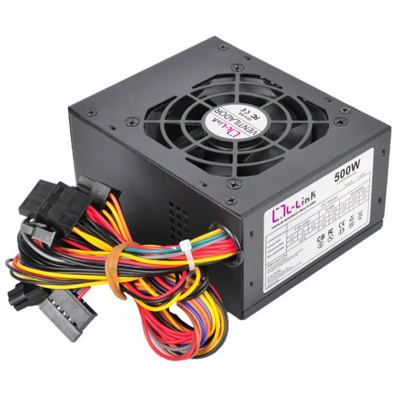 Fonte Alimentação L-Link Fonte de Alimentação 500W SFX/Micro ATX