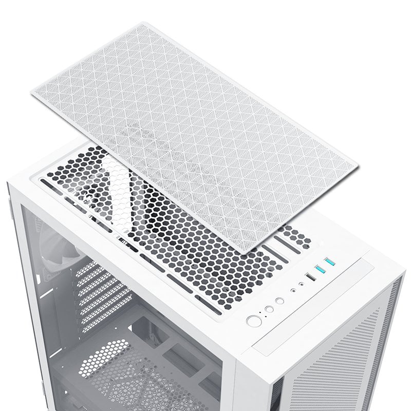 Caixa PC Montech AIR 1000 LITE Vidro Temperado USB 3.2 Branca