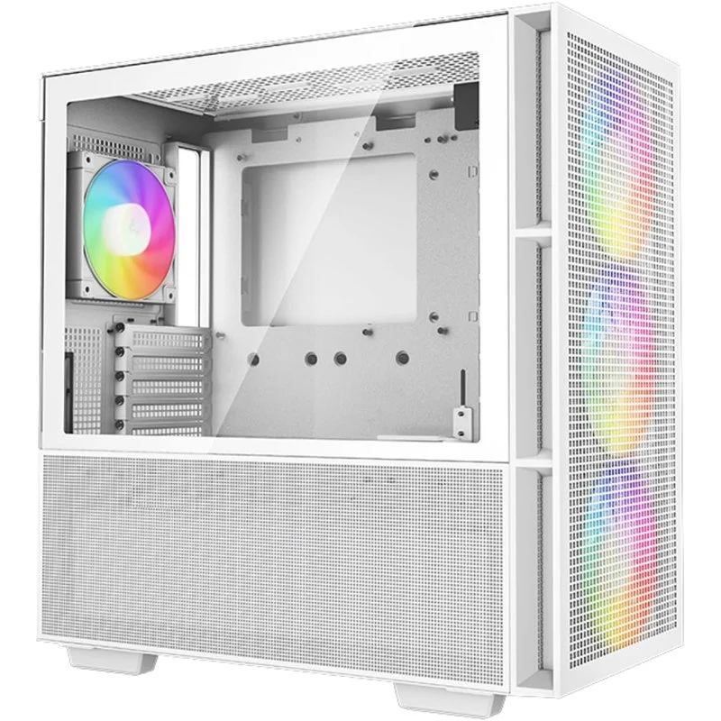Caixa PC Deepcool CH560 ARGB Mid Tower Vidro Temperado USB 3.2 Branca