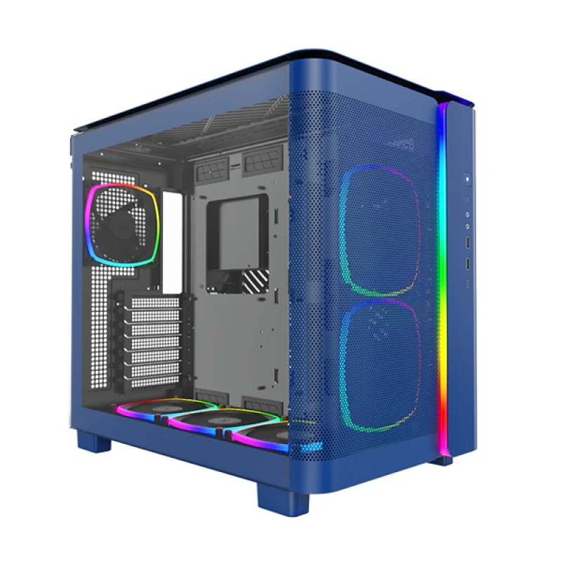 Caixa PC Montech KING 95 PRO Vidro Temperado USB 3.2 Azul
