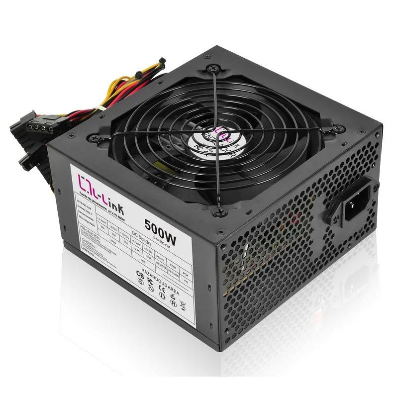 Fonte Alimentação Fonte de Alimentação L-Link ATX 500W com Cabo Incluído