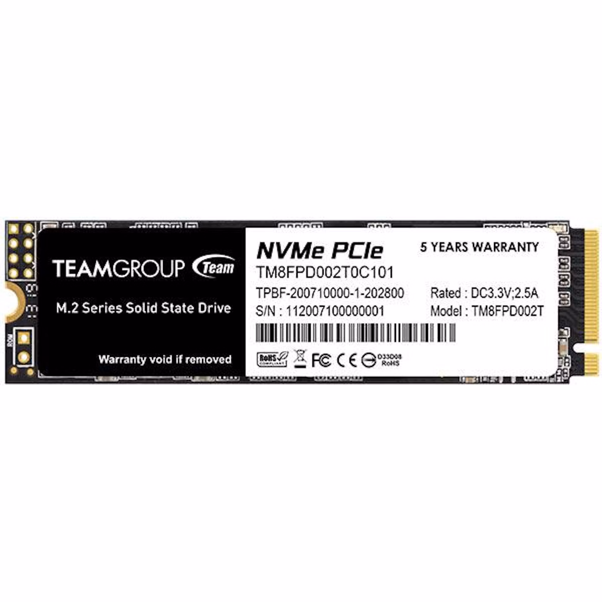 SSD Team Group MP33 PRO 2TB M.2 NVMe (2400/2100MB/s)