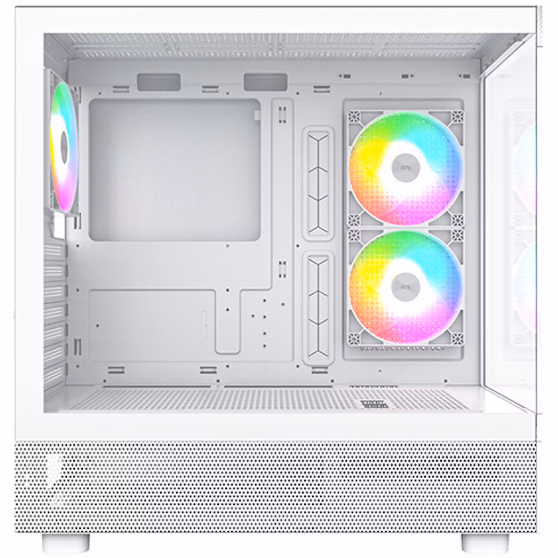 Caixa ATX Montech XR RGB Vidro Temperado Branco