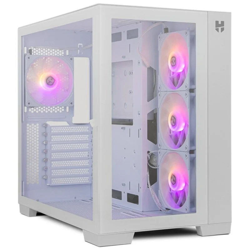 Caixa PC Nox Hummer Astra ARGB Vidro Temperado USB 3.0 Branca