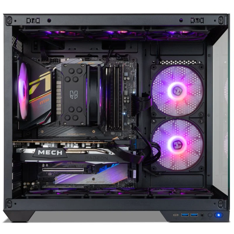 Caixa PC NOX Hummer ASTRA NEO Semitorre ATX Vidro Temperado Duplo USB-C Preta