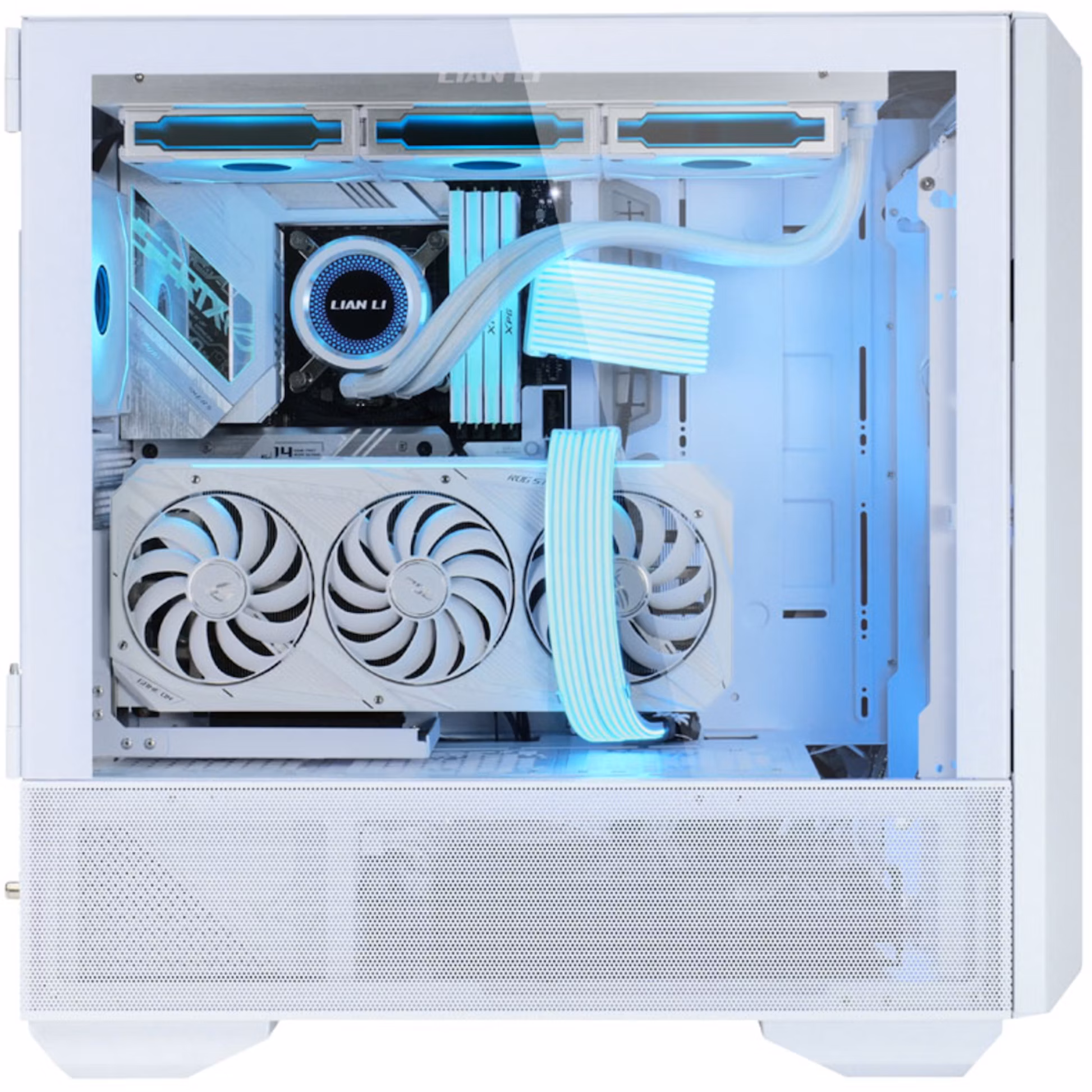 Caixa ATX Lian Li Lancool III Branca Vidro Temperado