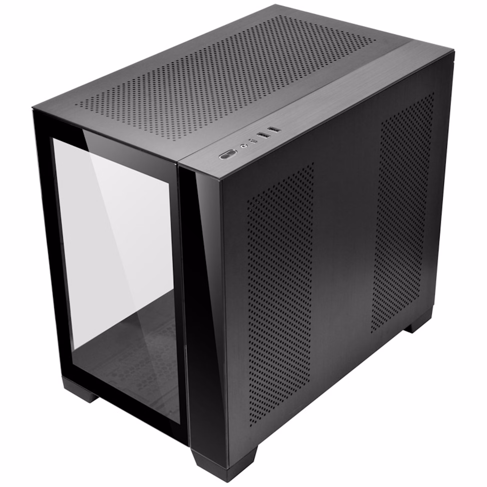 Caixa ATX Lian Li O11 Dynamic Mini Preta Vidro Temperado