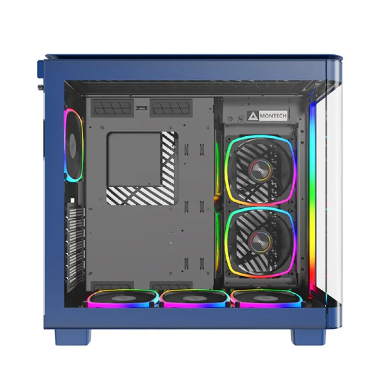 Caixa PC Montech KING 95 PRO Vidro Temperado USB 3.2 Azul